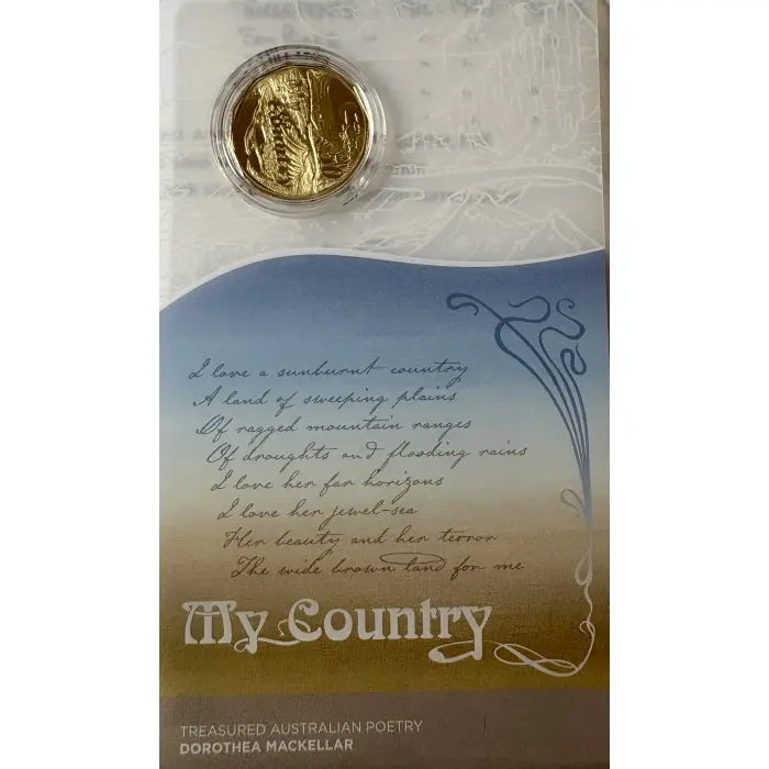 2025 50 CENT DOROTHEA MACKELLAR TREASURED AUSTRALIAN POETRY 3 COIN BOXED SET