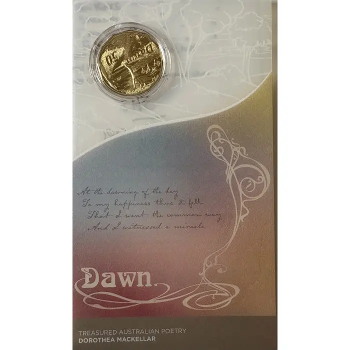 2025 50 CENT DOROTHEA MACKELLAR TREASURED AUSTRALIAN POETRY 3 COIN BOXED SET