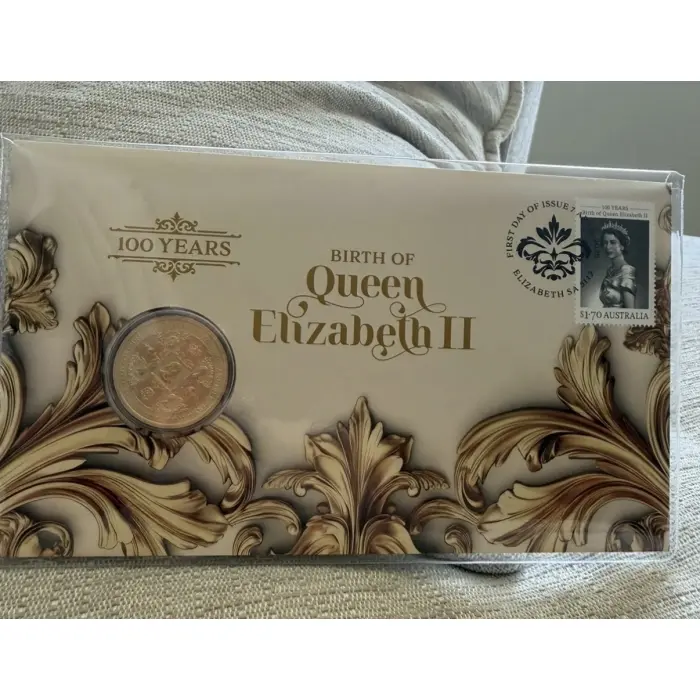 2026 100 Years: Birth of Queen Elizabeth II Perth Mint $1 PNC Coin