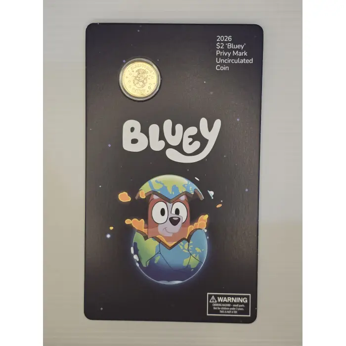 BLUEY 2026 $2 COIN IN CARD WITH PRIVY MARK – SLEEPYTIME