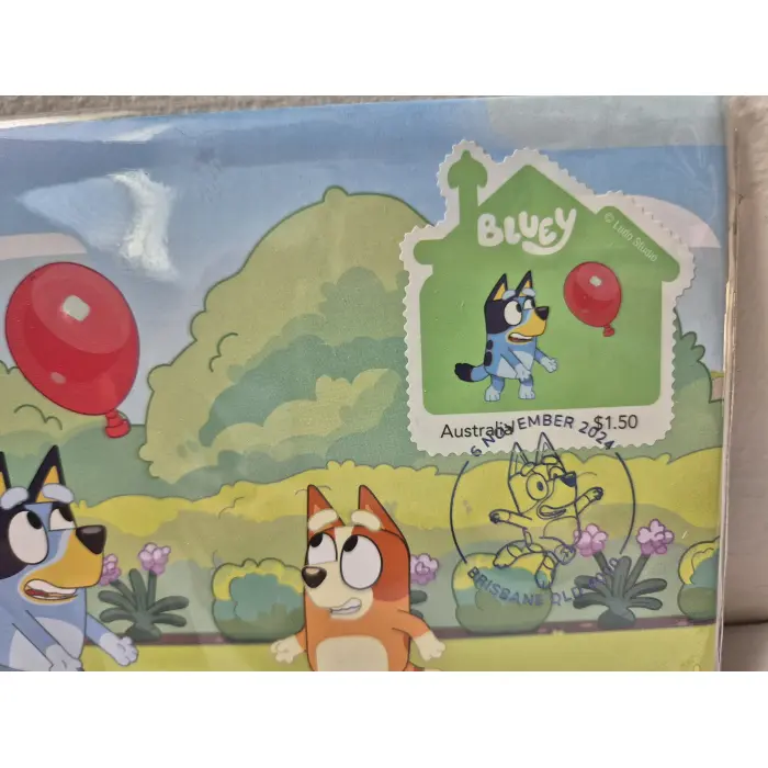 2024 $1 Coloured Bluey Coin Limited Edition PNC