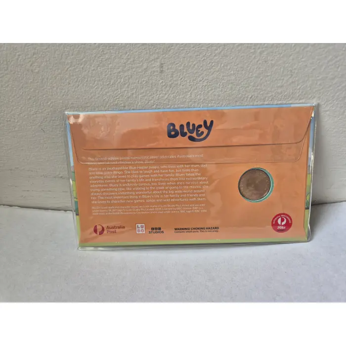 2024 $1 Coloured Bluey Coin Limited Edition PNC