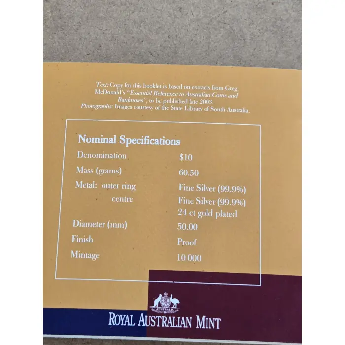 Royal Australian Mint Adelaide Pound silver coin