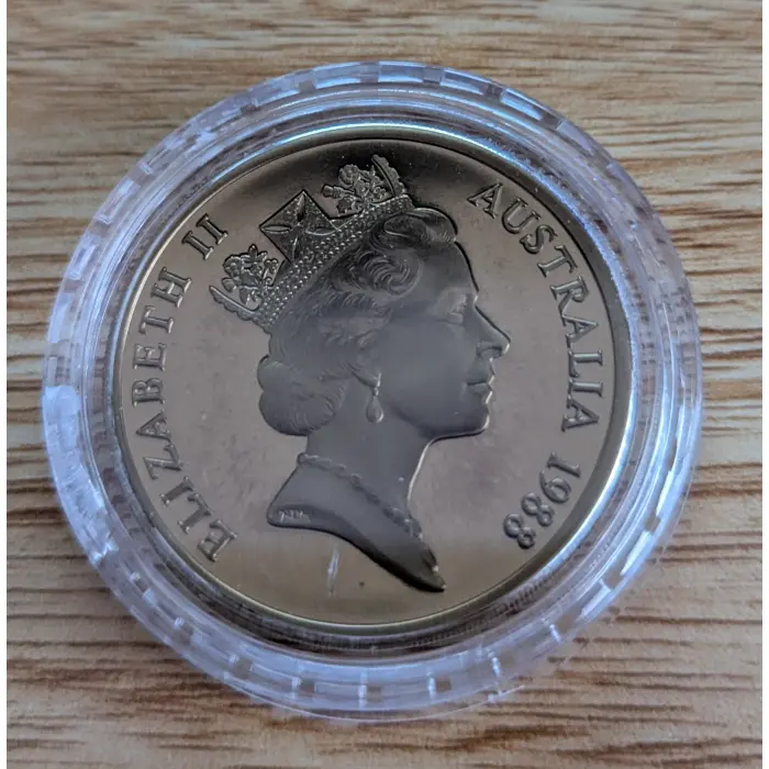 1988 Five $5 Dollar Proof Coin - Parliament House