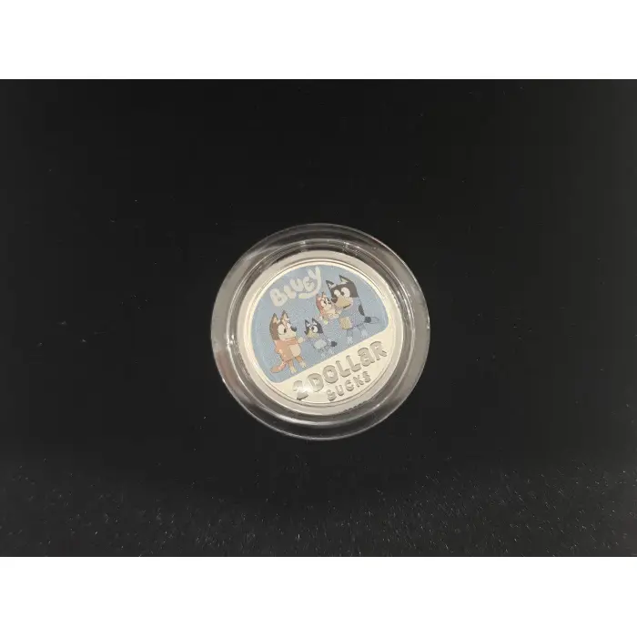 2026 $2 Bluey Coloured Silver Proof Coin | 12,000 Mintage