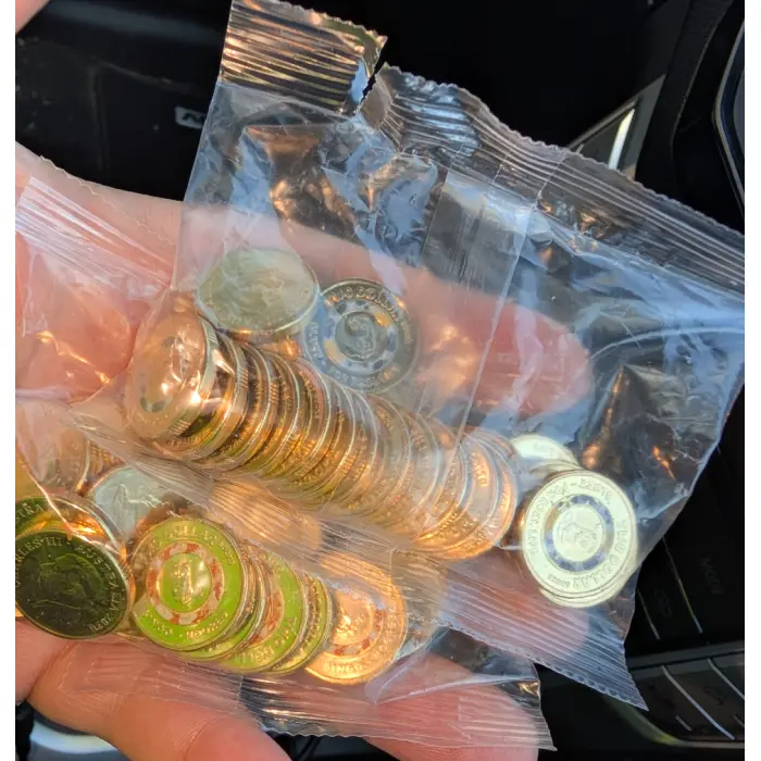 $2 Bluey and Bingo coin RAM  bags UNC