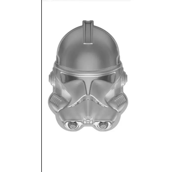 Star Wars Clone Trooper Helmet 2oz Silver 999 Coin low COA #17 