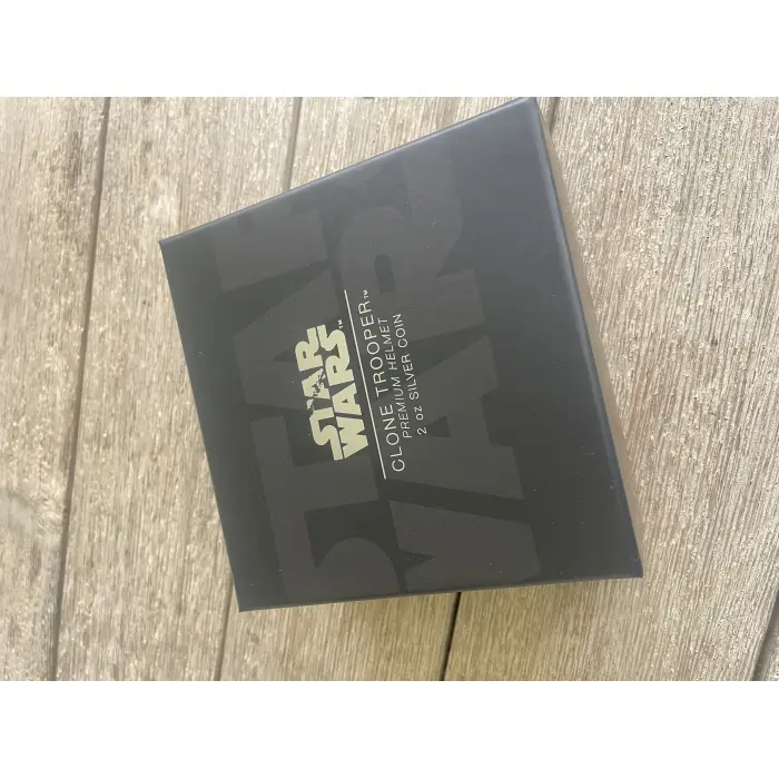 Star Wars Clone Trooper Helmet 2oz Silver 999 Coin low COA #17 