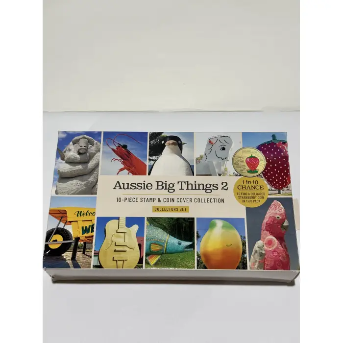 Aussie Big Things 2 10 pnc set - opened - no red strawberry 
