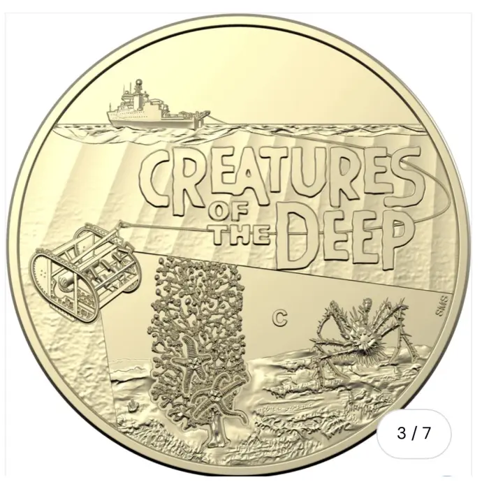 2023 $1 Mintmark and Privy Mark Uncirculated Four-Coin Set Creatures of the Deep