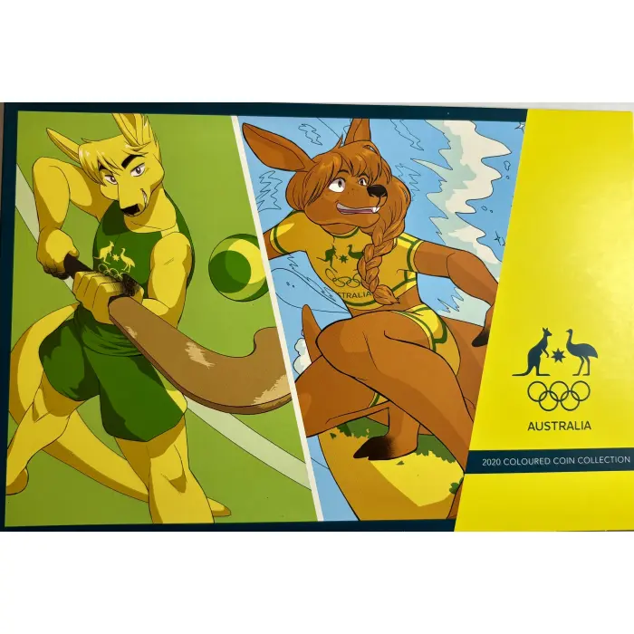 2020 Commonwealth Games 5 coin collection set 