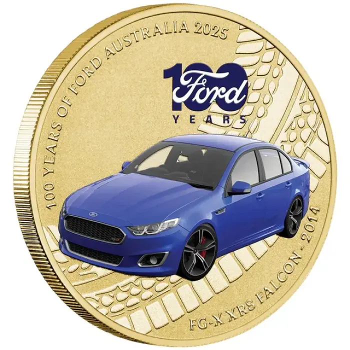 Ford: 100 Years in Australia FG-X XR8 Falcon Postal Numismatic Cover (PNC)