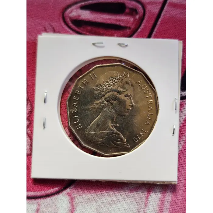 1970 Australian Captain Cook 50c UNC