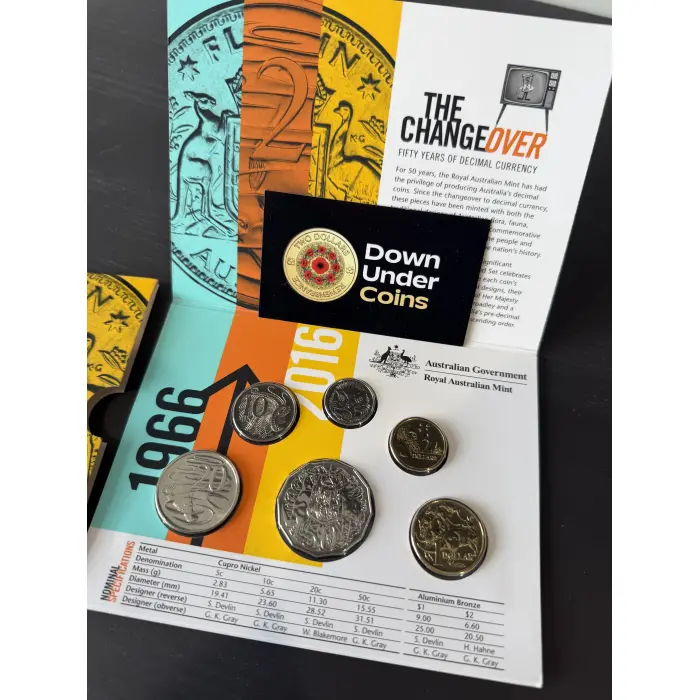 2016 Changeover Mint Uncirculated Coin Set - RAM Change Over Set.
