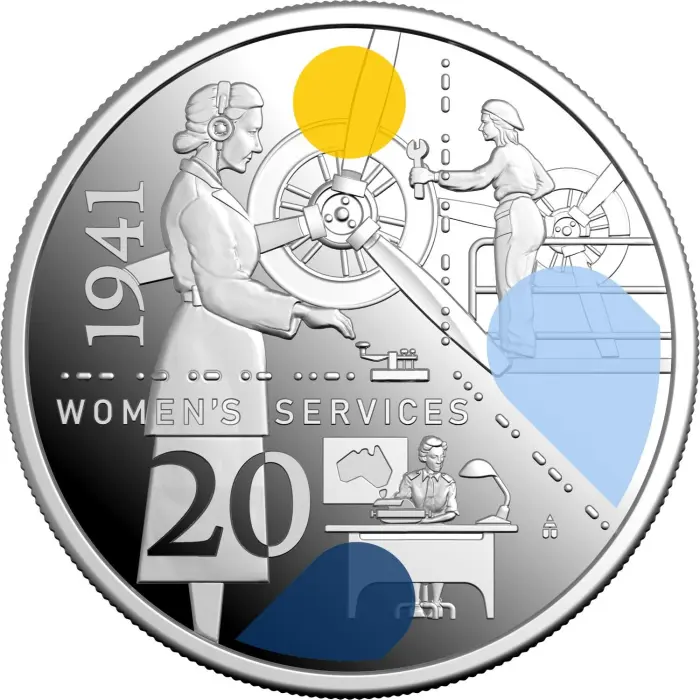 2026 20 cent SILVER Three Coin Set - 1941 Service & Strife - Australia in the Second World War proof