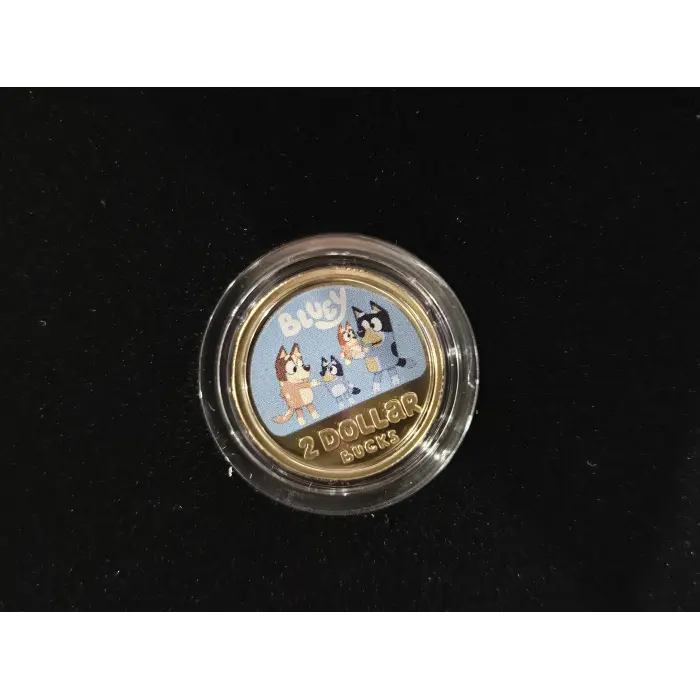 2026 Bluey $2 Coloured AlBr Proof Coin - Limited to 10,500 minted!