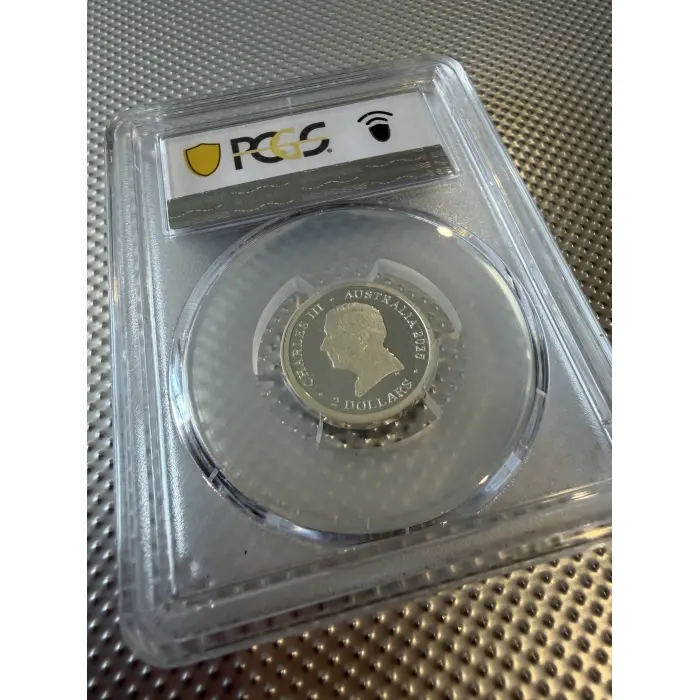 2025 $2 ‘C’  Silver Proof Coin 80th Anniversary WWII PCGS PR69DCAM