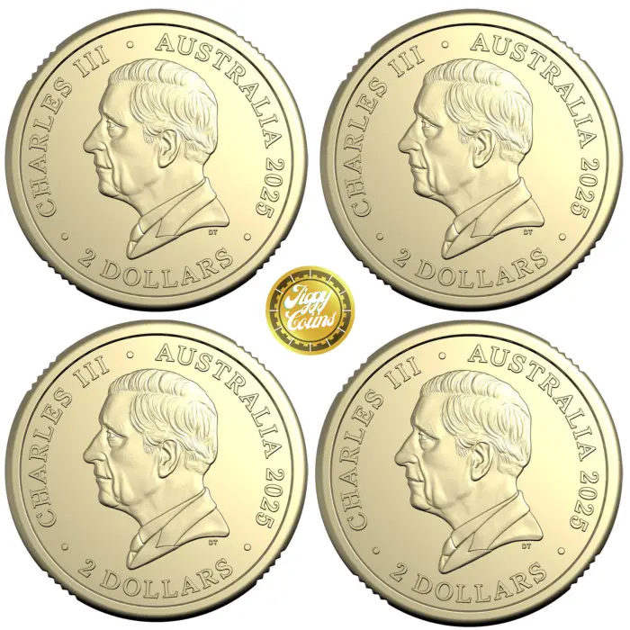 UNC 2025 4 x Coin Set - Torres Strait, Birthday Cake, AUS Men's & Women's Tennis