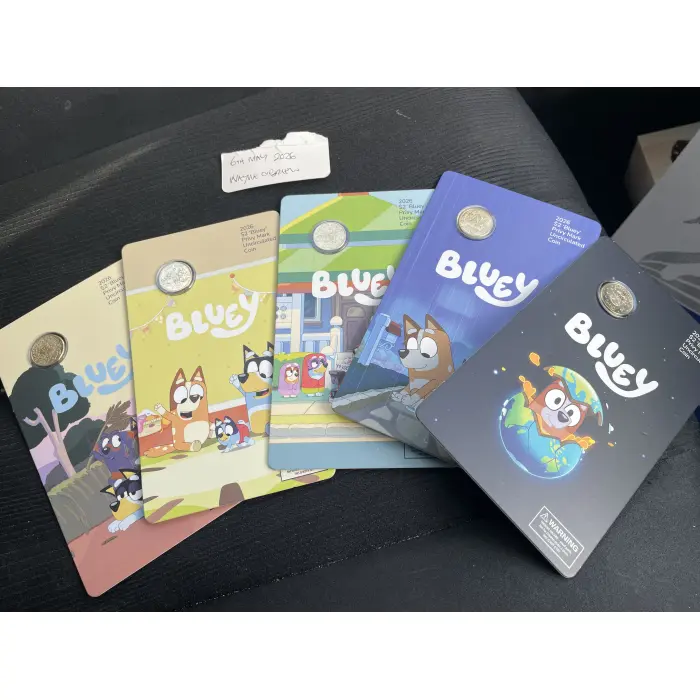 Bluey 5 carded privy set 