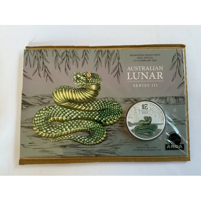 2025 series 111 Australian coloured snake magnificent 1 oz coin Anda special 