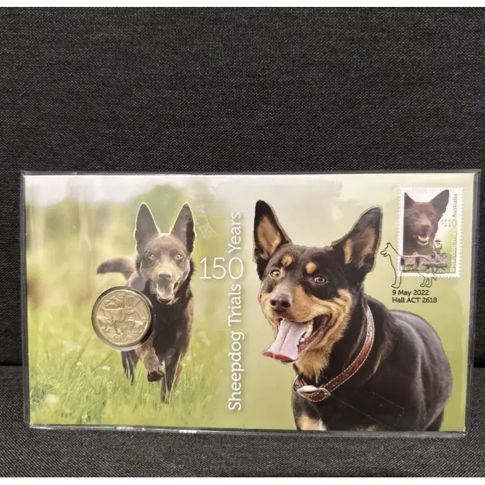 2022 PNC Kelpie Sheep Dog Sheepdog Trials 150 Years with $1 'K' Kelpie Coin