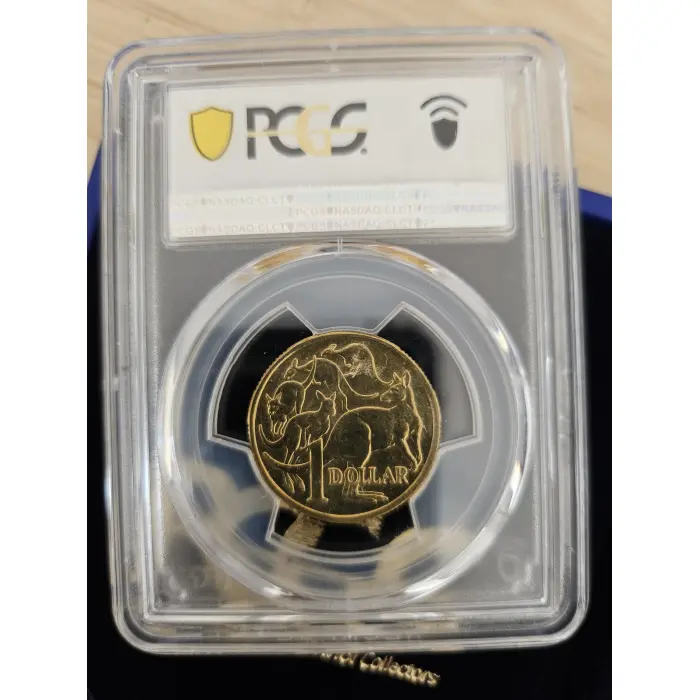 2020 $1 Double Mint Error Coin Graded PCGS MS63 Mule + Clashed Die
