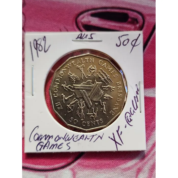 Commonwealth games 50c 1982