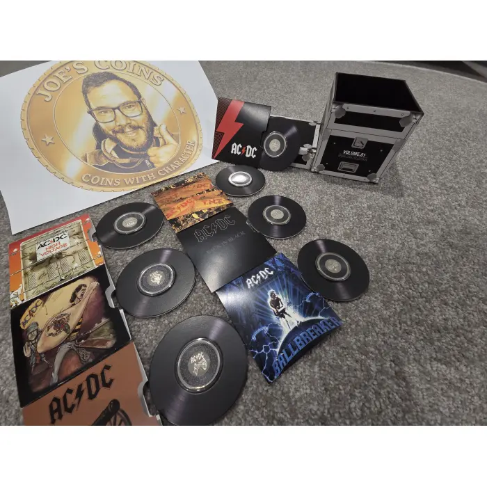 AC/DC 2020/21 Seven coin 20c unc COLLECTORS SET
