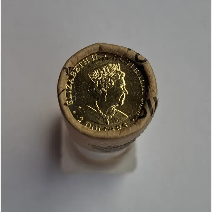 2020 $2 Firefighters Premium H/T Coloured Mint Roll (25 Coins)