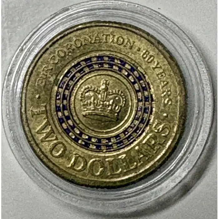 2013 $2  Queens Coronation coin 