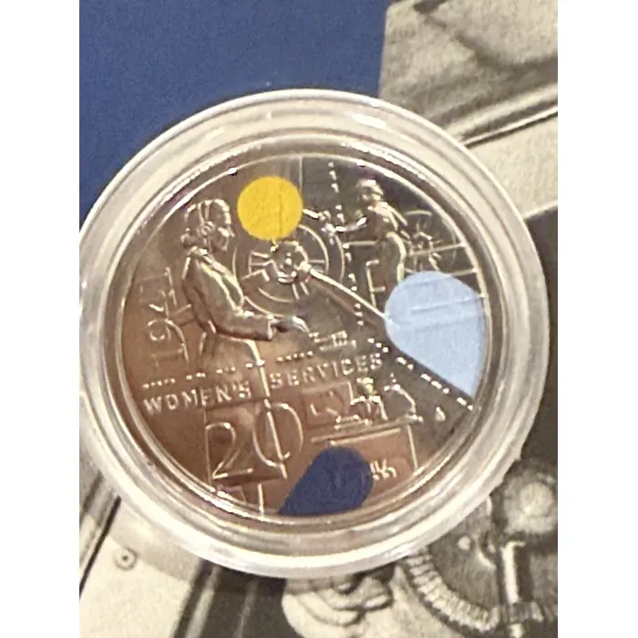 2026 20c Coloured Uncirculated Three-Coin Set – 1941: Service Amid Strife