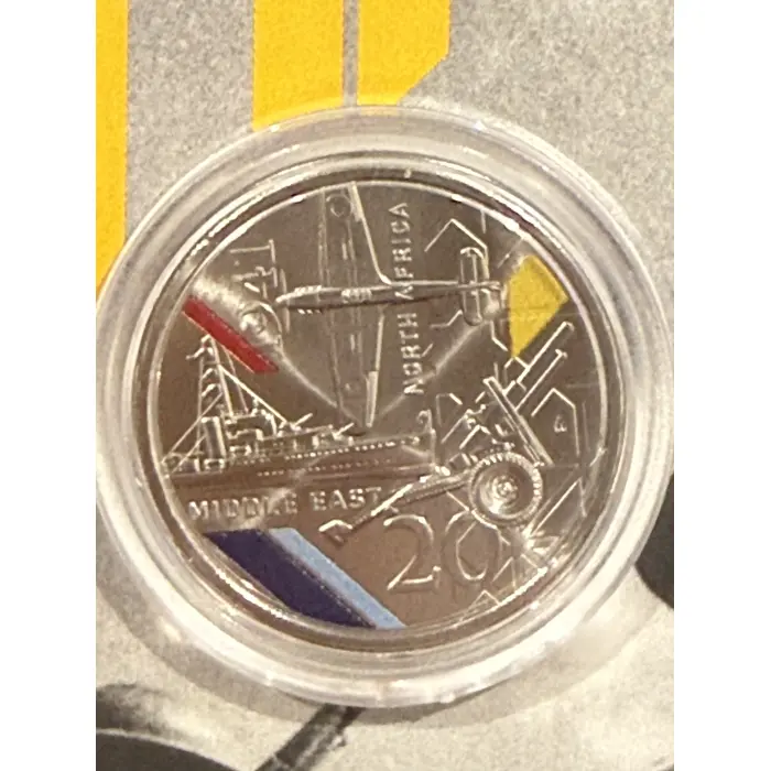 2026 20c Coloured Uncirculated Three-Coin Set – 1941: Service Amid Strife