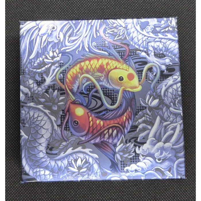 2021 Double Dragon and Yin Yang Koi 2oz