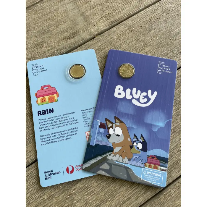 2026 $2 Bluey Uncirculated Coin
