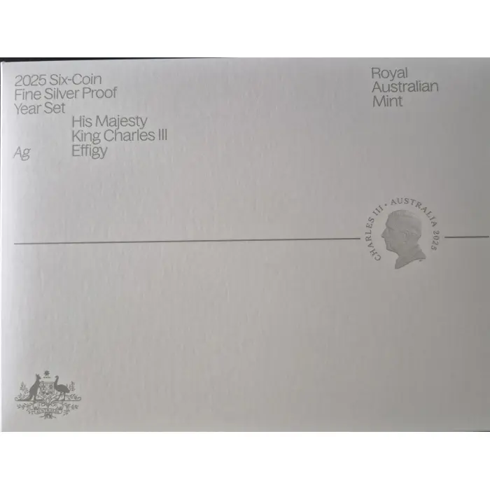 2025 HM King Charles Silver Proof Set