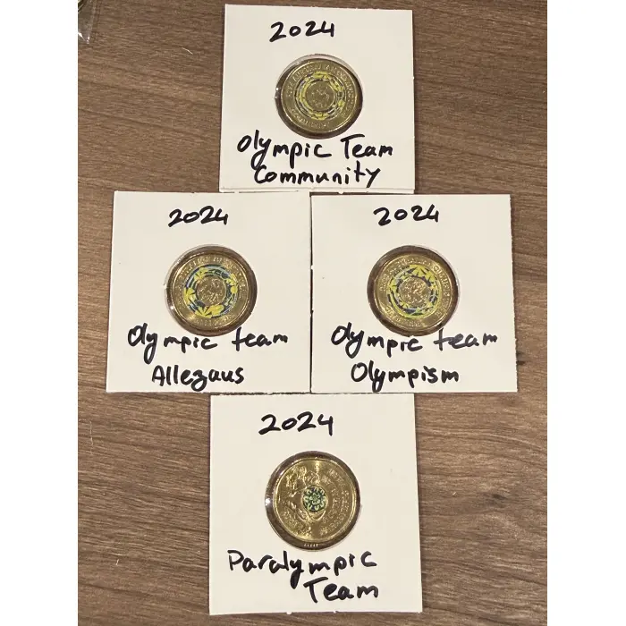 The 2024 Olympic & Paralympic CIRC $2 Coins