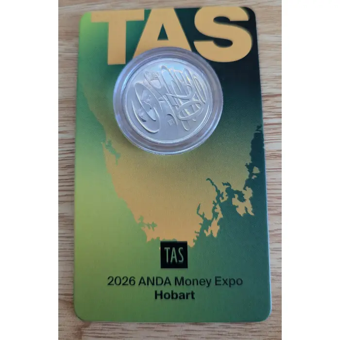 2026 ANDA Money Expo 20 cent "TAS" Privy Mark Uncirculated Coin