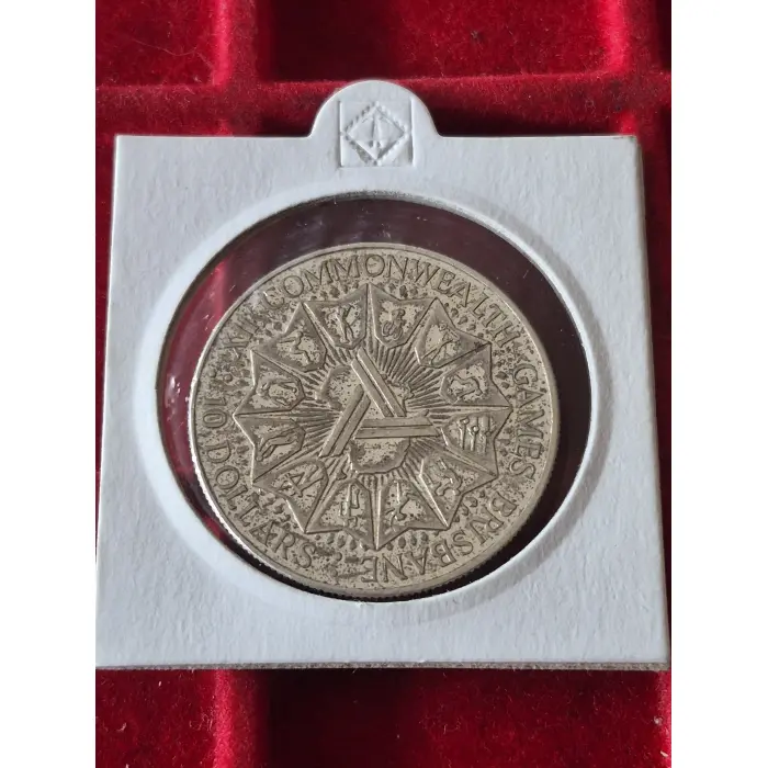 $10 Australian 1982 XII Commonwealth Games Commemorative Silver Coin
