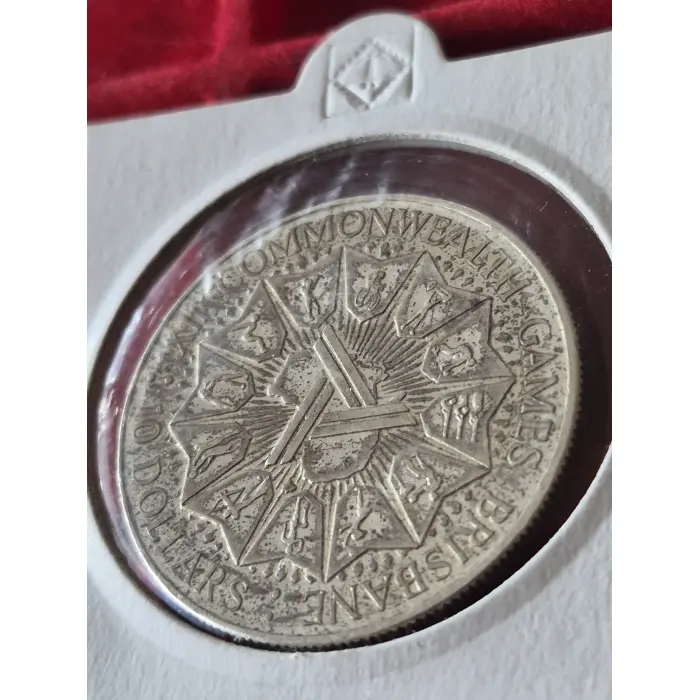 $10 Australian 1982 XII Commonwealth Games Commemorative Silver Coin