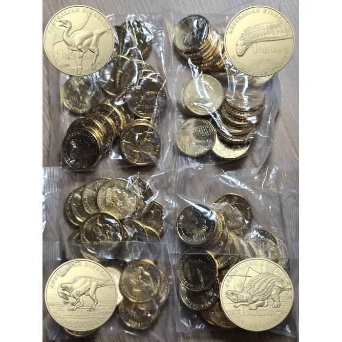 2022 Dino Coin Set Uncirculated in ram bags