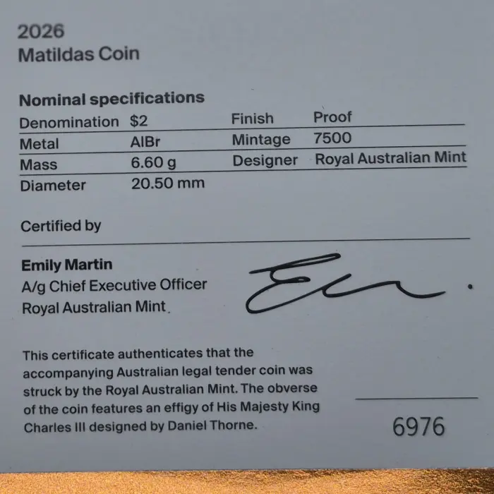 2026 Matildas Proof