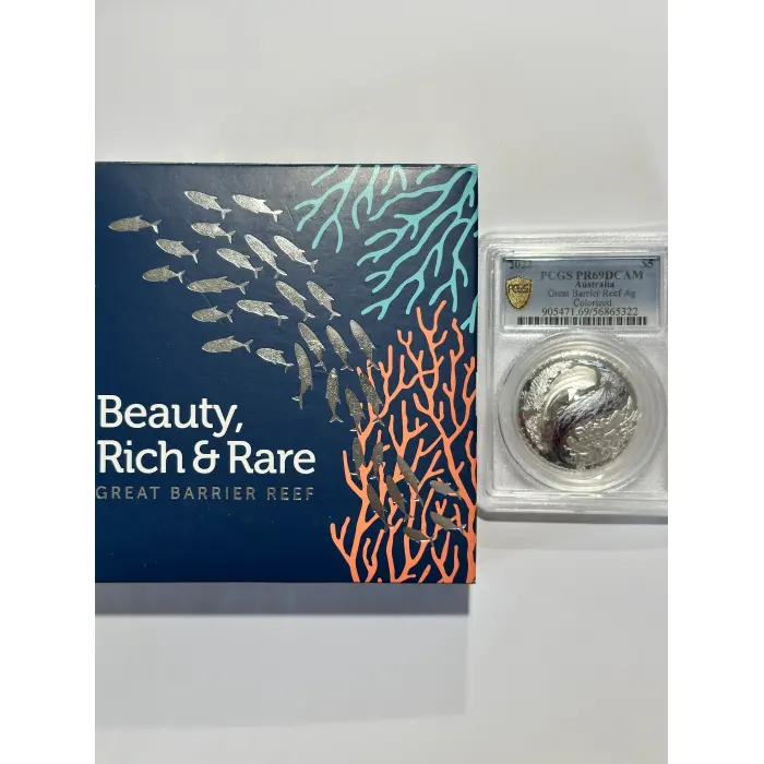 Beauty Rich & Rate Great Barrier Reef Graded Coin 