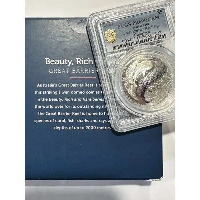 Beauty Rich & Rate Great Barrier Reef Graded Coin 