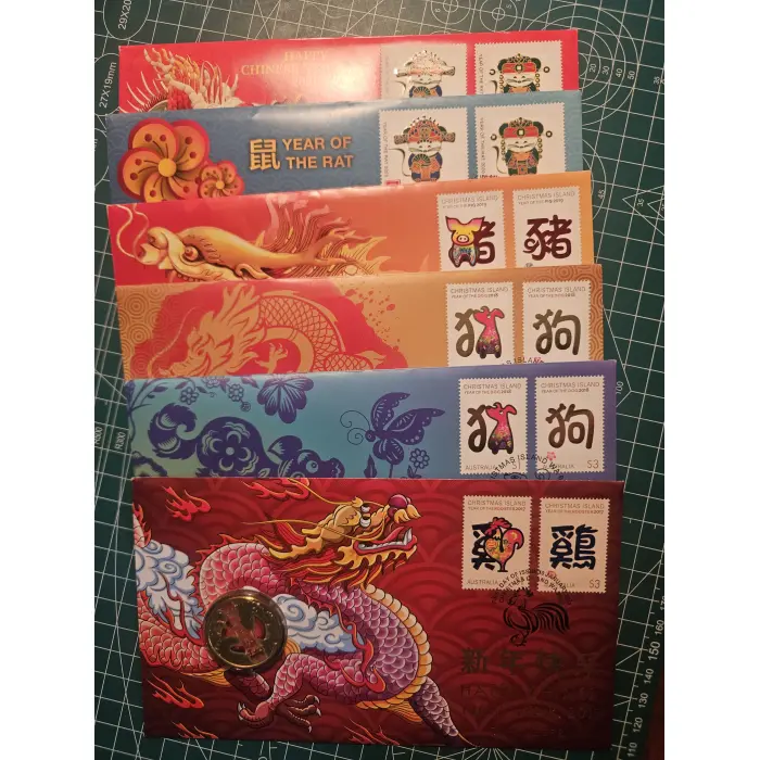 Bundle of lunar pnc's rat, dog happy Chinese new year 