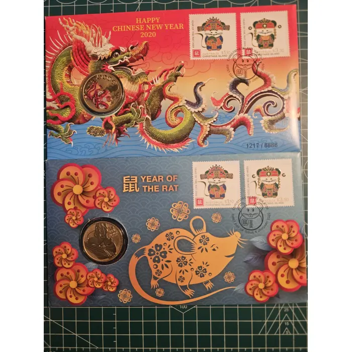 Bundle of lunar pnc's rat, dog happy Chinese new year 
