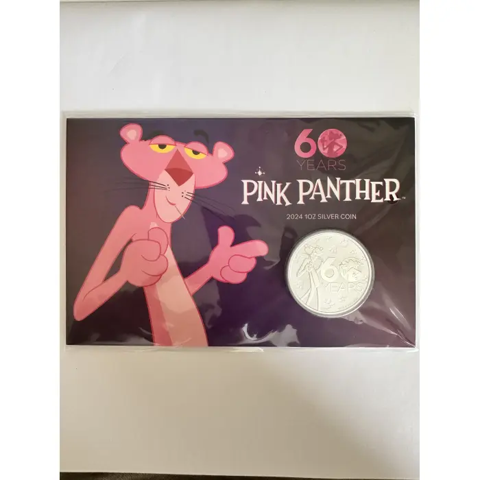 2024 Pink Panther 60years 1oz Silver coin 