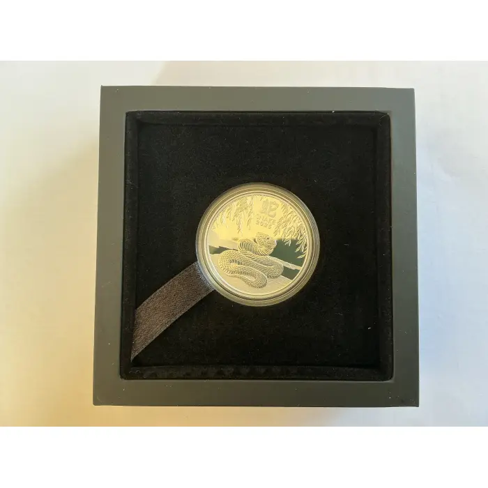 2024 1/2 oz  silver snake proof coin