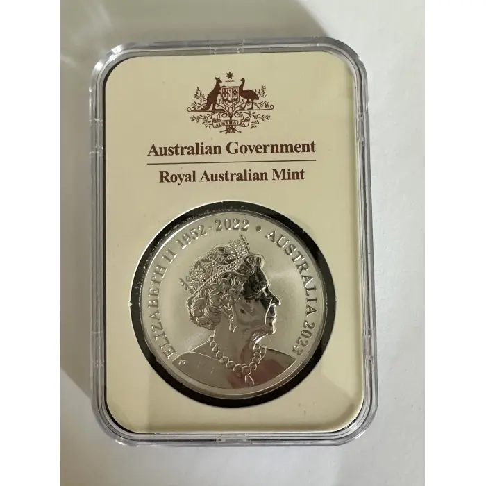 Mob of Thirty C mint frosted 1oz coin in capsule