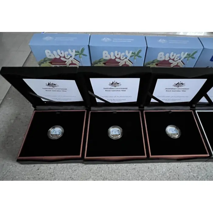 2026 $2 Bluey AlBr Coloured Proof coin!