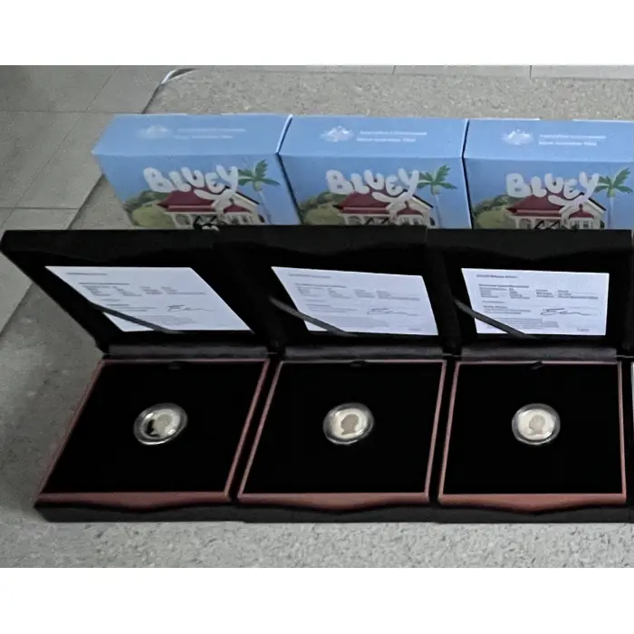 2026 $2 Bluey AlBr Coloured Proof coin!